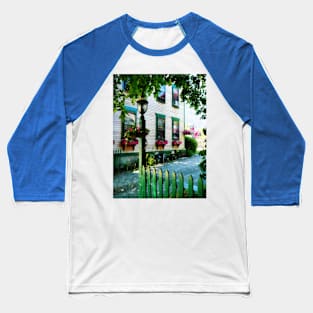 Bristol RI - Lamp and Window Boxes Baseball T-Shirt